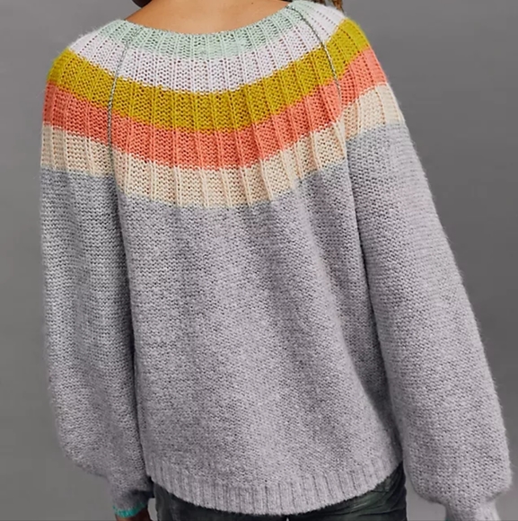 Anthropologie Colleen Scoop Neck Sweater - Picture 3 of 11